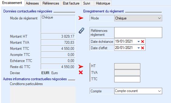 interface de DOVAX