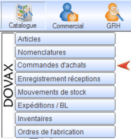 Module Catalogue Interface du Module Catalogue