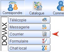 Module Correspondre Interface du Module Correspondre pour réaliser un courrier