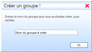 Interface du Module Aministratif pour réaliser des courriers, mails