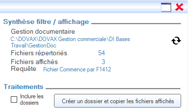 Gestion des fichiers