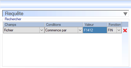 Requête gestion des fichiers Requête gestion des fichiers