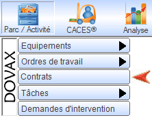 Module Parc et Activité Interface du Module Parc et Activité